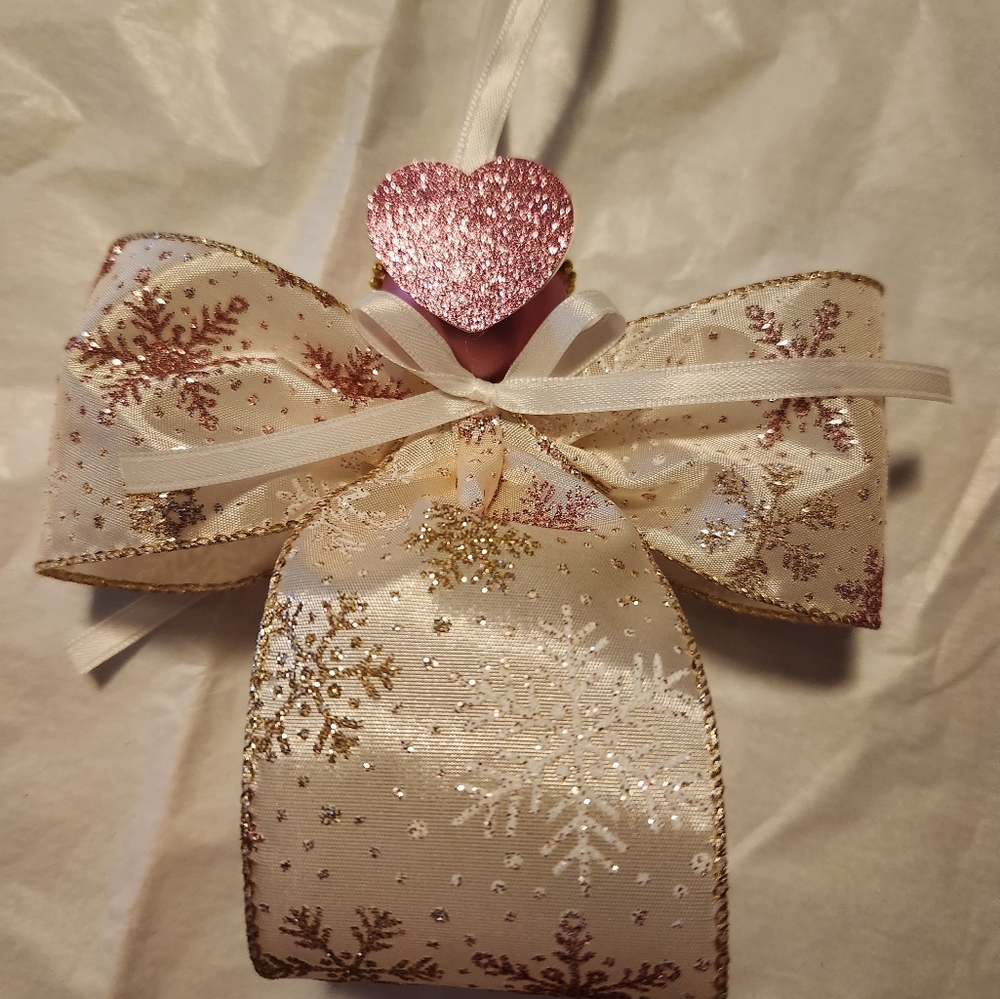 Handmade Ribbon Angel - Picture 2 of 3